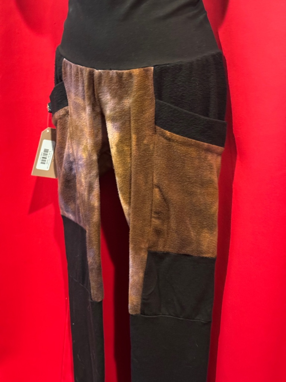 Brown and Black Crossfox Lucien Leggings size Small NWT - Picture 4 of 13